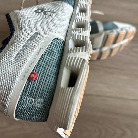 Womens On Running Cloud 5 Push White/Cobble Sz 9.5 - Picture 10 of 15